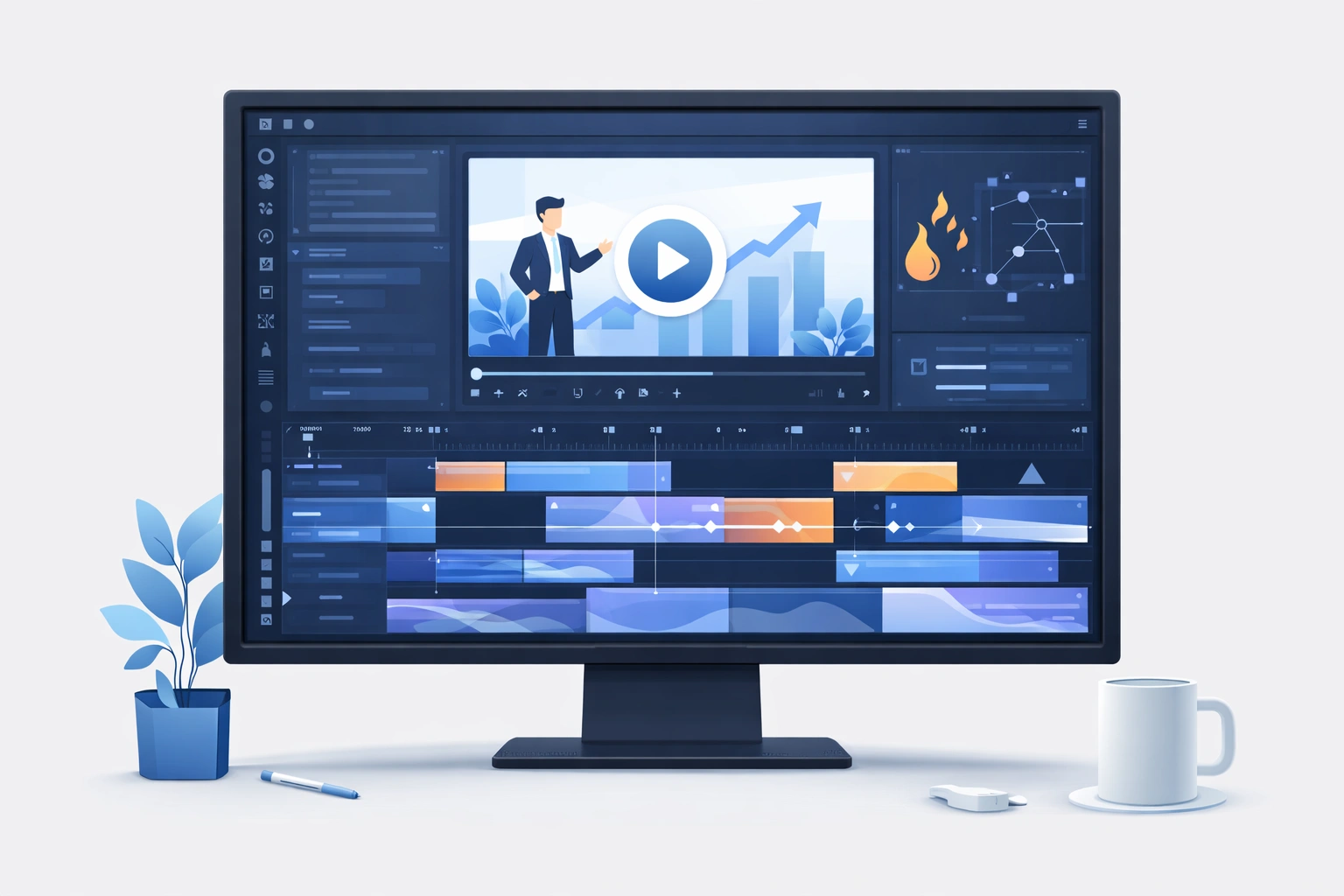 Video editing and motion graphics sample showcasing creative storytelling