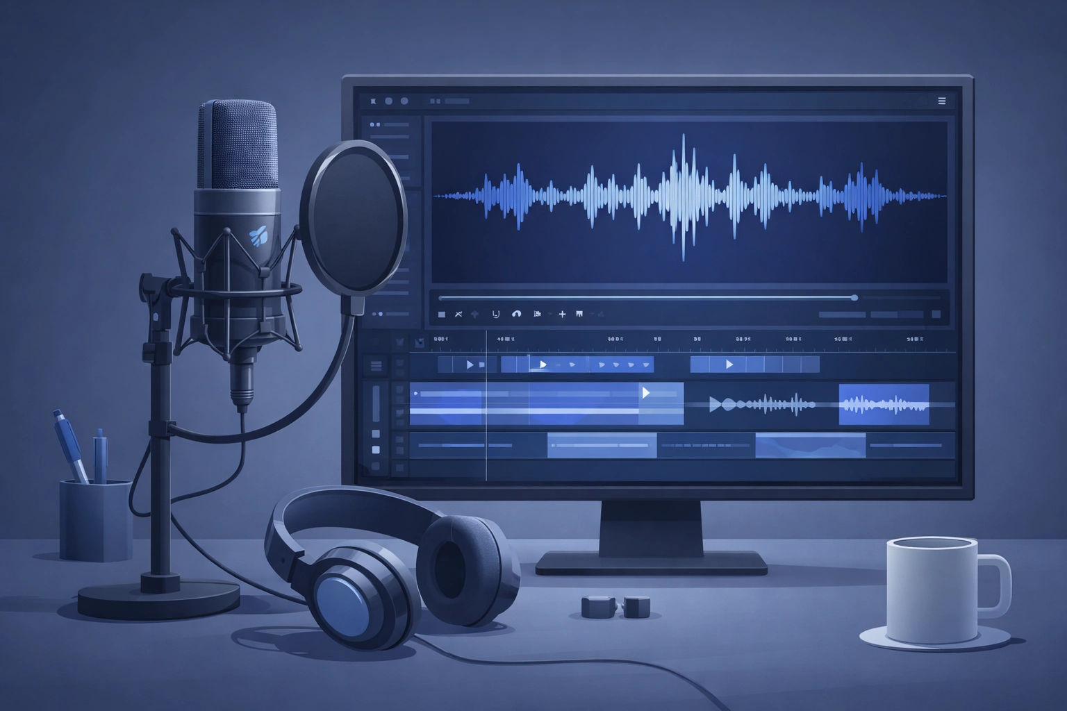 Voice over and audio production sample for digital content and videos